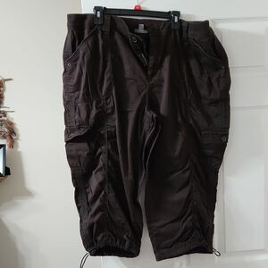 Style & Co. Women's Dark Brown Capris Longer Then Capris On Me And Im 5'8